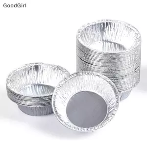 100 Cái Dùng Một Lần Trứng Tart Cookie Muffin Cupcake Nhôm Bánh Giá Đỡ Khuôn VN