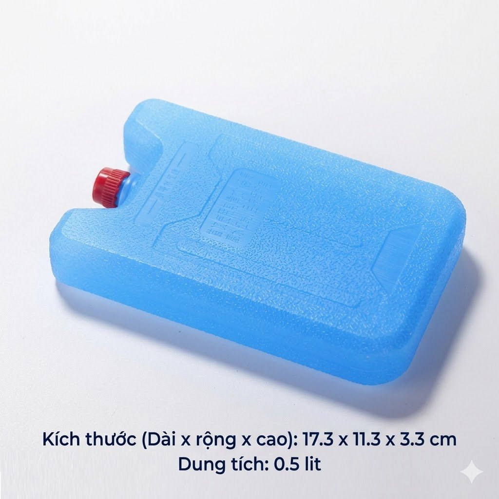 Hộp Đá Khô CO2 Tháp Xanh 200ml / 250ml / 500ml Giữ Lạnh Thực Phẩm Sữa Bia Tiện Lợi Đi Dã Ngoại