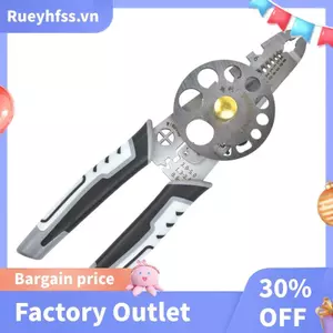 Kìm Tước Dây Điện Đa Năng Thợ Điện Bảo Trì Chống Trơn Trượt Múa Thoát Y Cáp Crimper Kìm Dụng Cụ