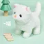 Mô phỏng trẻ em Chó con điện sang trọng Thỏ Kitty Play House Bé trai Bé gái Đồ chơi thú cưng giáo dục có lồng 260529