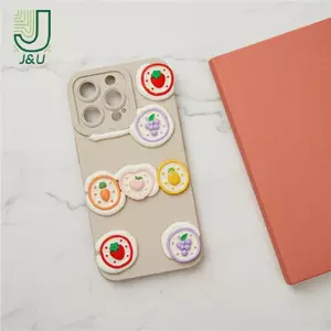 5 Chiếc Trái Cây Hoạt Hình Nhựa Flatba Tự Làm Vỏ Điện Thoại Quyến Rũ Nhựa Accessoreis DIY Trang Sức Thủ Công Phụ Kiện Trang Trí