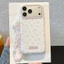 Ốp Điện Thoại Dây Xích Hoa Hồng Cho iPhone 17 Pro Max 16 15 Pro Max Vỏ Bảo Vệ Chống Sốc