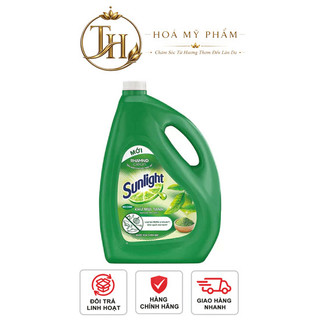 Nước rửa chén Sunlight bát trà xanh 3.5kg