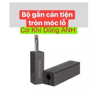 Bộ gá kẹp gắn cán dao tiện tròn phi 6mm đến 20mm