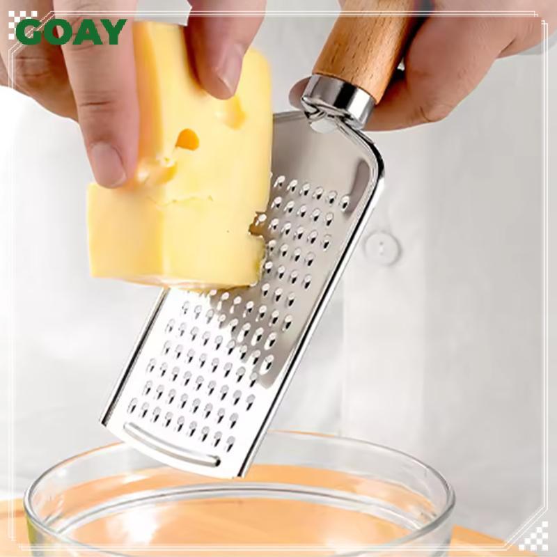 GOAY Lemon Cheese Grater Thép không gỉ đa năng Máy gọt vỏ rau củ sắc nét Máy thái lát cam quýt Dụng cụ gọt vỏ chanh Phụ kiện nhà bếp VN