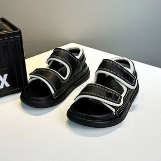 Unisex Trẻ Em Nền Tảng Dép 2026 Mùa Hè Mới Tập Đi Đôi Dây Sandal Đế Mềm Thoải Mái Đa Năng Kid Trường Chân Trần Giày