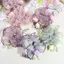 SHUPUN Lưới Hoa Scrunchie, Dây Tóc Hoa Dễ Thương Ngọt Ngào Lãng Mạn Pháp, Lưới Chấm Ngọt Ngào Xù Sheer Vải tuyn Lưới Tóc Scrunchie Tạo Kiểu Hàng Ngày