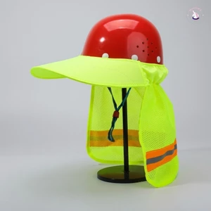 Tấm che nắng phản quang Mũ bảo hiểm an toàn Lưới thoáng khí Bảo vệ tia cực tím Phụ kiện làm việc mùa hè