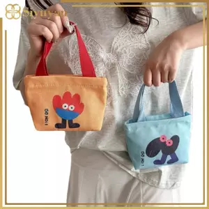Túi xách vải nhỏ gọn Siyuyan Phong cách Hàn Quốc dành cho nữ Lý tưởng để đựng đồ ăn trưa và ốc sên VN