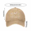Mũ bóng chày PYCOU, MAGA Make Albo Go Away Mũ chống nắng Denim đau khổ, Bông giặt thoáng khí thông thường Mũ Snapback có thể điều chỉnh ngoài trời
