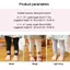 Quần legging có gân cho bé gái PYCOU, Quần dài trẻ sơ sinh co giãn, Quần dài không chân mềm mại thoải mái thời trang cho bé gái 1-4 tuổi