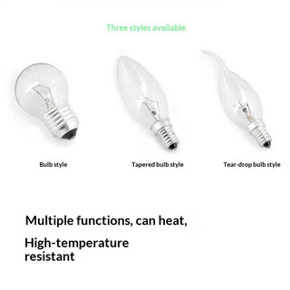 SMVP Bóng đèn Halogen có thể điều chỉnh độ sáng E27 E14 G45 C35 C37 Bóng đèn nhọn tròn Kéo đuôi 220V 25W 40W 60W Ánh sáng ấm 2700K