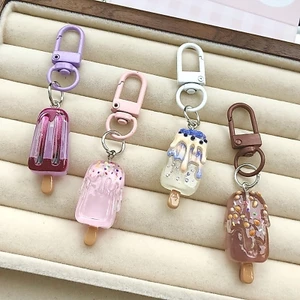 Treeling Whimsical Món Tráng Miệng Chủ Đề Móc Khóa Nhựa Thiết Kế Kem Phong Cách Cho Sinh Nhật