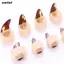 SMILE Guzheng Nail Cover, Guzheng Practice Silicone Guzheng Finger Guard, Phụ kiện thực hành nhạc cụ dây đa chức năng không cần đầu móng tay S / M / L Bảo vệ ngón tay
