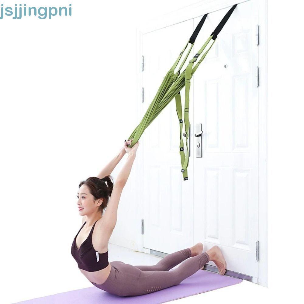 JSJING Dây đeo tập yoga trên không dành cho nữ, Giá đỡ cửa phụ trợ treo võng tập yoga trên không, Dây đeo kéo dài Yoga trên không có thể điều chỉnh