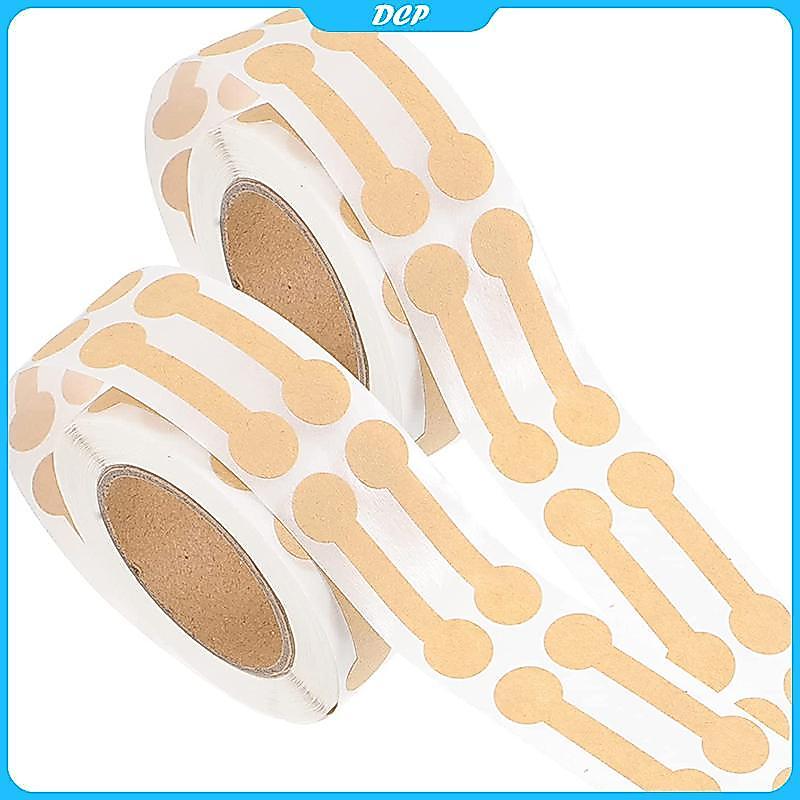 [DCP] 500 cái nhãn trang sức giá tự dính thẻ dumbell Vòng cổ Nhãn Giấy Trang sức phụ kiện công cụ hiển thị tự làm [VN]