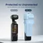 PYCOU Gimbal Bảo vệ camera, Flip Cover Bảo vệ màn hình di động, Vỏ ống kính chống trầy xước nhẹ cho DJI Osmo Pocket 4 Phụ kiện máy ảnh Gimbal
