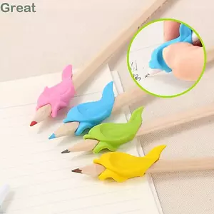 GREAT Silicone Pencil Grips Hình cá Chuyên nghiệp Trẻ em Người lớn Huấn luyện Grip Holder