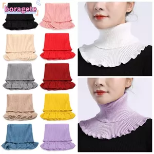 Khăn quàng cổ BORAGETE có tai bằng gỗ có thể tháo rời cổ rùa mùa đông