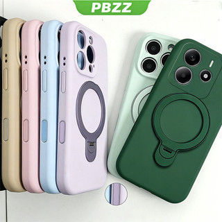 Ốp Lưng PBZZ Cho REDMI NOTE 14 4G NOTE 14 PRO 5G Vỏ Điện Thoại Lo Âu Vỏ Mềm Silicon Chống Sốc Thiết Kế Mới Thẩm Mỹ Có Giá Đỡ Cho Nam Dễ Thương Tím YTXUZJ3