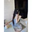 Dịch vụ tư nhân Váy bánh cổ dây màu xám Hàn Quốc mùa hè Phong cách mới gợi cảm Cô gái nóng bỏng eo hẹp mỏng hơn Nhìn mỏng hơn