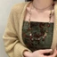 Phong Cách Dân Tộc Retro Tua Rua Vòng Cổ Nữ Bohemian Dài Nhiều Lớp Màu Áo Len Dây Xích Niche Phù Hợp Với Xương Đòn Dây Xích