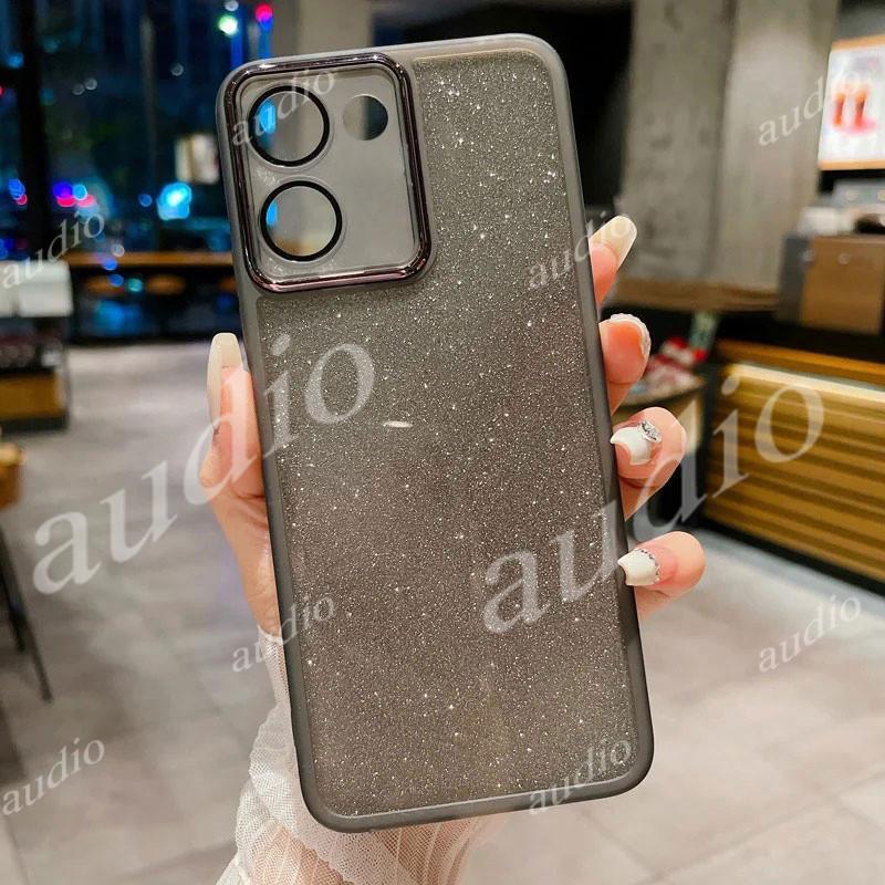 Ốp điện thoại HONOR X7e 4G 5G Bling Long lanh cho Honor X7e HonorX7e 4G 5G 2026 Vỏ trong suốt chống sốc có nắp bảo vệ ống kính máy ảnh đầy đủ cho Honor x7e HonorX7E HONORX7e 4G 5G