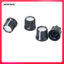 4 Đàn Guitar Đen Điều Khiển Âm Lượng Núm Xoay 15mm Top 6mm Dia. Chèn trục