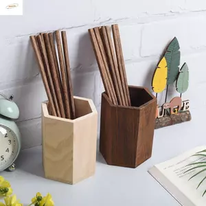 Hộp đựng bút gỗ ZENZON, Hộp đựng máy tính để bàn đa chức năng dung tích lớn, Hộp đựng bút chì để bàn bằng gỗ phong cách INS tự nhiên dành cho sinh viên