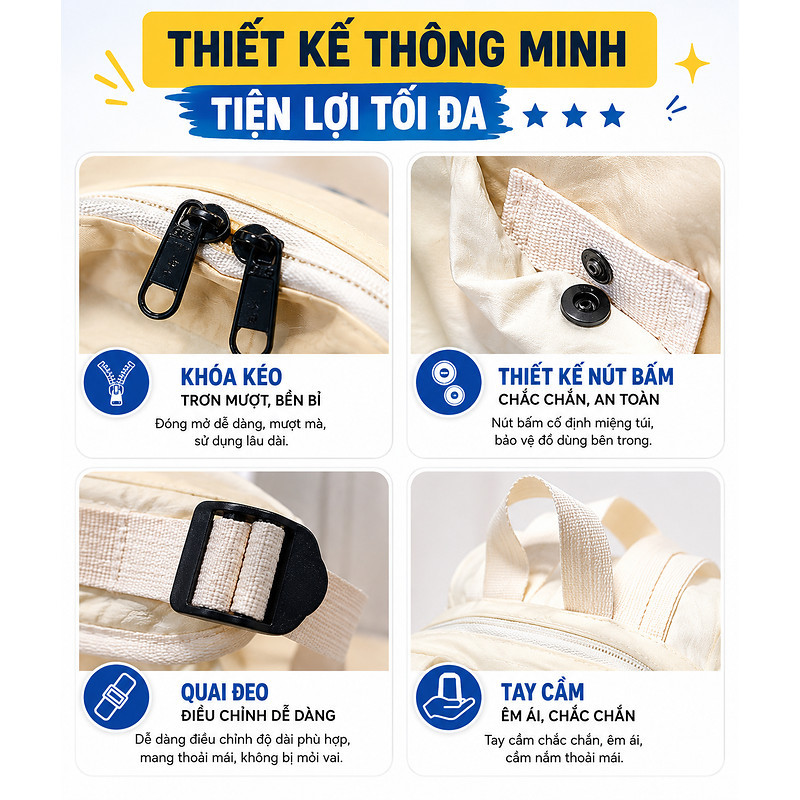 Ba Lô Chống Nước Kiểu Hàn Quốc Mới,Nhiều Ngăn,Đơn giản,Dung Tích Lớn,a Lô Du Lịch Nam Nữ Dùng Chung