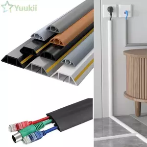 YUUKII Dây Bảo Vệ Khe Cắm Dây Điện Tự Dính Cáp Che Khuyết Điểm Quản Lý Hider Bao Nối Dài Dây Ống Bảo Vệ