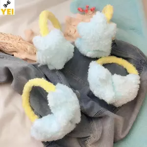 < YEI > Bịt Tai Ngôi Sao Dễ Thương Sang Trọng Lông Tơ Ngoài Trời Ấm Áp Chống Gió Bịt Tai Kawaii Ngọt Ngào Đi Xe Đạp Tai Mùa Đông Ấm Áp Phụ Kiện Ngoài Trời Mới