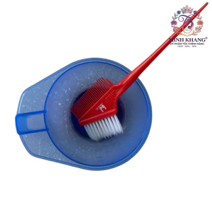 Combo chén và lược pha thuốc uốn duỗi nhuộm [ MK ]