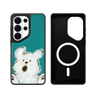 Ốp lưng Phone Case cứng gương chó lạc từ tính cho Samsung Galaxy S26 25 24 23 UItra S26 25 24 23 Plus Vỏ bảo vệ chống sốc