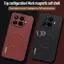 YJD Ốp Lưng Cho Xiaomi 17T Pro Mark Họa Tiết Da Mạnh Từ Tính Hút Vỏ Mềm Chống Rơi Vỏ Điện Thoại