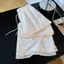 Fungus Edge Stitching Ice Silk Quần dài đến mắt cá chân dài khô nhanh, mùa hè mỏng cao che phủ đáy sâu hơn Nhìn thẳng thường ngày