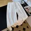 Fungus Edge Stitching Ice Silk Quần dài đến mắt cá chân dài khô nhanh, mùa hè mỏng cao che phủ đáy sâu hơn Nhìn thẳng thường ngày