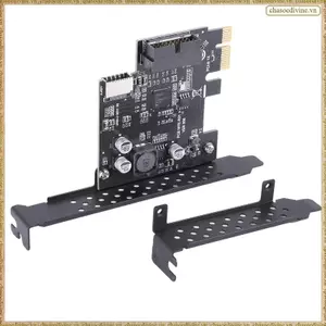 PCI-E 1X sang USB 3.2 GEN1 5Gbps 20Pin Tiêu đề bảng điều khiển phía trước (To Type-C Front Panel Header) Đầu nối bảng điều khiển phía trước Thẻ nâng