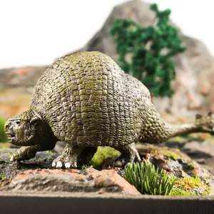 Mô phỏng trẻ em Khắc răng Quái vật hình ngôi sao Armadillo Sinh học cổ đại Mô hình động vật hoang dã Đồ trang trí thủ công Chiều cao 7.