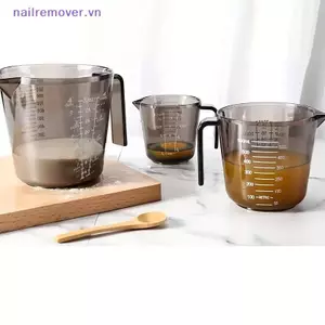 1 Chiếc Cốc Đo Chất Lỏng Nướng Bánh PS Cân Cốc Nhựa Đo Thể Tích Cốc Dụng Cụ Nướng Bánh Nhà Bếp 150 / 300 / 600 / 1000ml MỚI