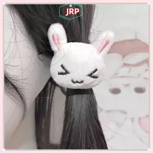 JRP 1 / 2 Chiếc Dễ Thương Sang Trọng Thỏ Dây Buộc Tóc Cho Gothic Bé Gái Học Sinh Đuôi Ngựa Tóc Dây Phụ Kiện Tóc Trang Sức JRP