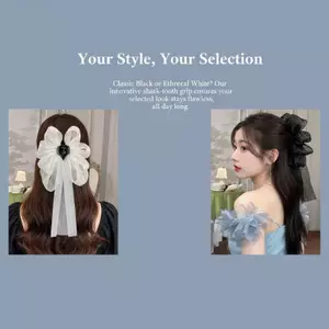 < YEI > 1 Cái Vintage Nơ Lấp Lánh Tóc Móng Vuốt Lưới Thiết Kế Kim Cương Giả Độc Đáo Barrette Để Sử Dụng Hàng Ngày Và Thường Ngày Mới