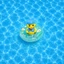 Set Charm Vịt Vàng Phao Bơi Cứng Kawaii Cute Charm Resin Trang Trí Dép Mùa Hè 🐤💜🌊☀️ Phao Vịt Cứng Mùa Hè