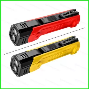 Đèn pin nguồn kép đi bộ đường dài ngoài trời PS1 XTE + COB 180° Đèn làm việc xoay với nam châm kẹp bút SP1