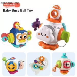 AA 6 Trong 1 Khối Bận Rộn Cho Bé Cảm Giác Bận Rộn Bóng Du Lịch Đồ Chơi Montessori Xúc Giác Huấn Luyện Đồ Chơi Giáo Dục VN
