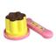 < Pluscloth > Bộ đồ chơi Pudding Jelly Strawberry cho trẻ em – Đồ chơi cho ăn kèm thìa Phụ kiện Ngôi nhà giả vờ thực tế Quà tặng nhập vai cho trẻ em Muỗng và bánh pudding đồ chơi trẻ em