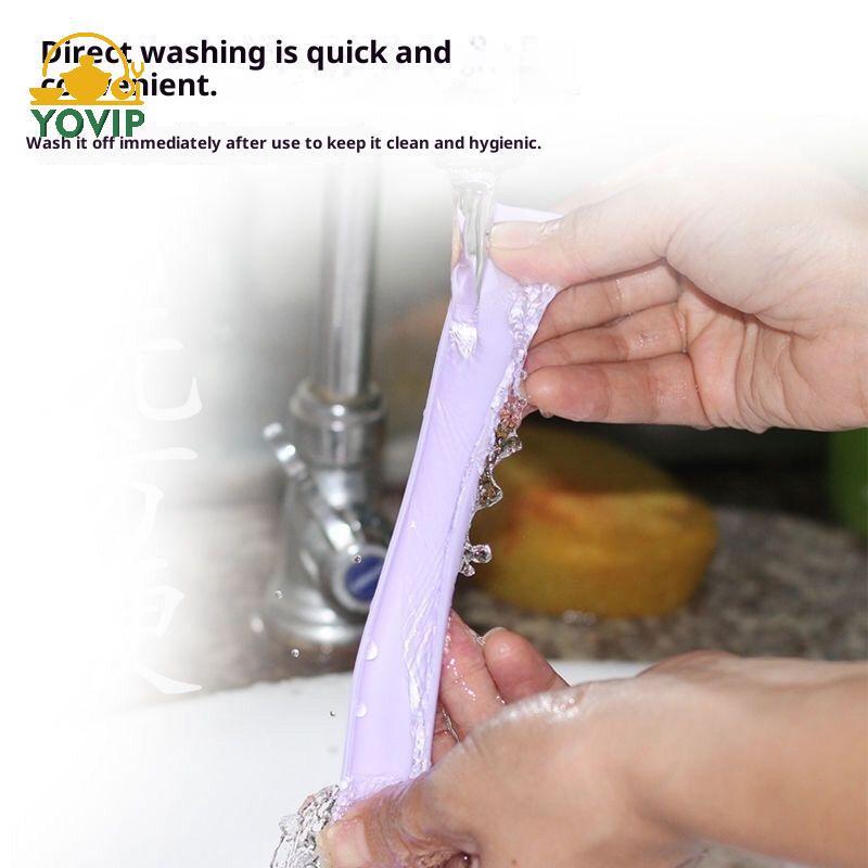 YOVIP Ống Hút Silicone Có Thể Tháo Rời, Mềm, Dễ Vệ Sinh, Dùng Lặp Lại, Phù Hợp Nhà Bếp VN