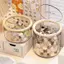 Phụ kiện tóc Hộp lưu trữ Hộp đựng dây buộc tóc Acrylic trong suốt để giặt Pods Hộp đựng bàn sắp xếp mới