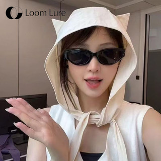 Loom Lure Khăn quàng cổ chống nắng, Mũ chống nắng có mũ trùm đầu chống tia cực tím thời trang
