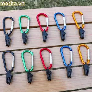 Kẹp lều Grommet, Bộ kẹp chống gió nhiều màu EDC Toos, Móc lều nhựa Phụ kiện cắm trại ngoài trời